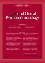 Neue Publikation im Journal of Clinical Psychopharmacology